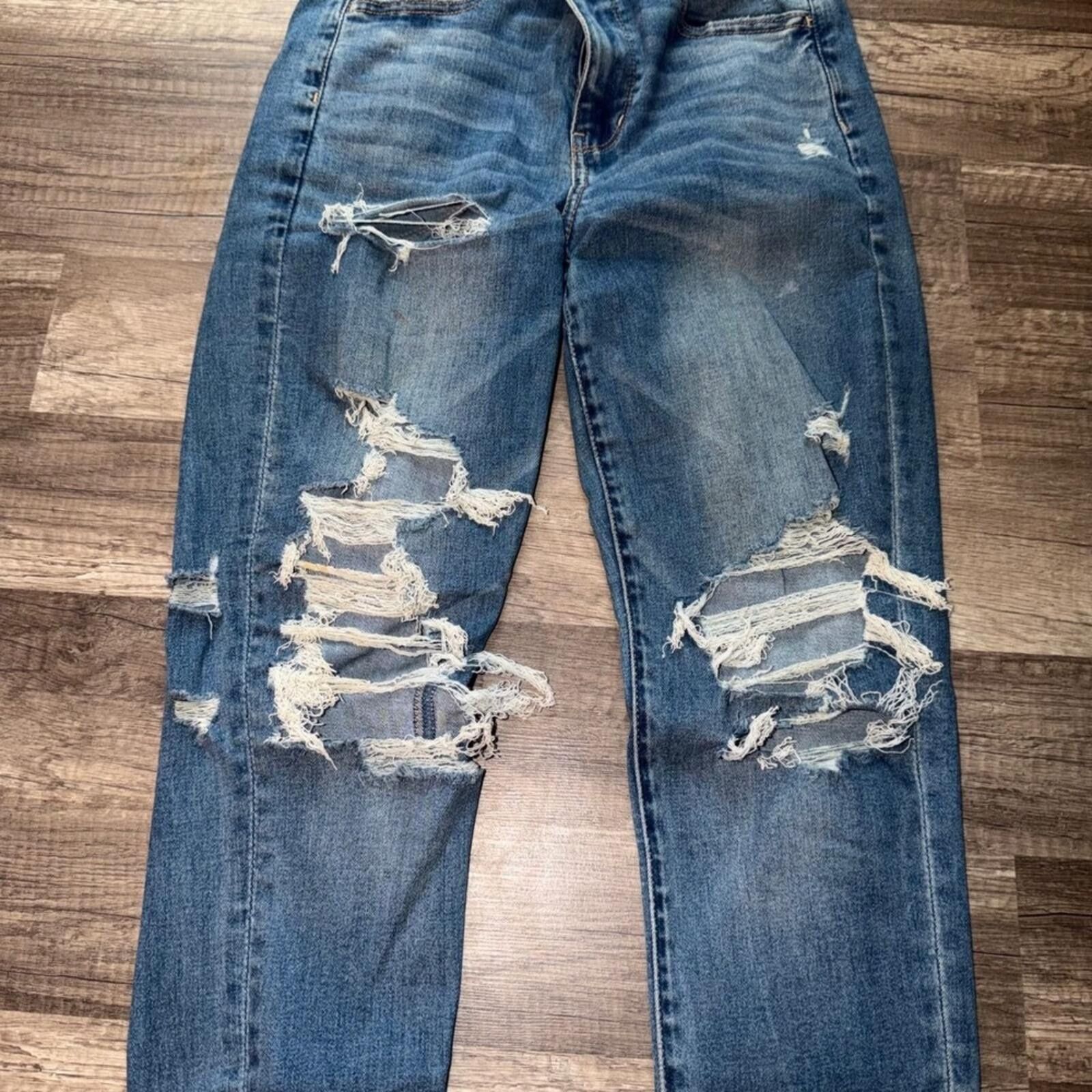 Other American Eagle Stretch Distressed Skinny Jeans Womens 2 Size 25" / US 0 / IT 36 - 2 Thumbnail