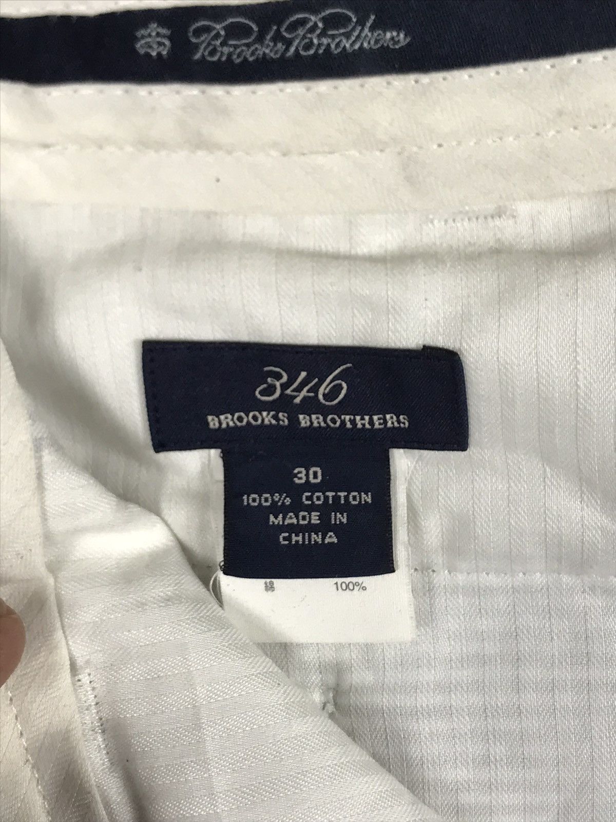 Brooks Brothers 🔥Brooks Brothers 346 Hickory Stripe Short Pants Size US 31 - 9 Thumbnail