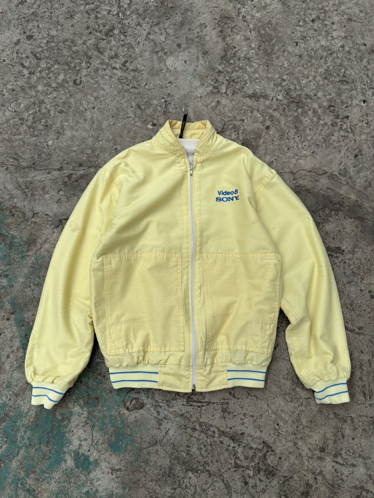 Japanese Brand Rare Vintage 90s Sony Video8 Handycam Yellow Jacket Size US M / EU 48-50 / 2 - 1 Thumbnail
