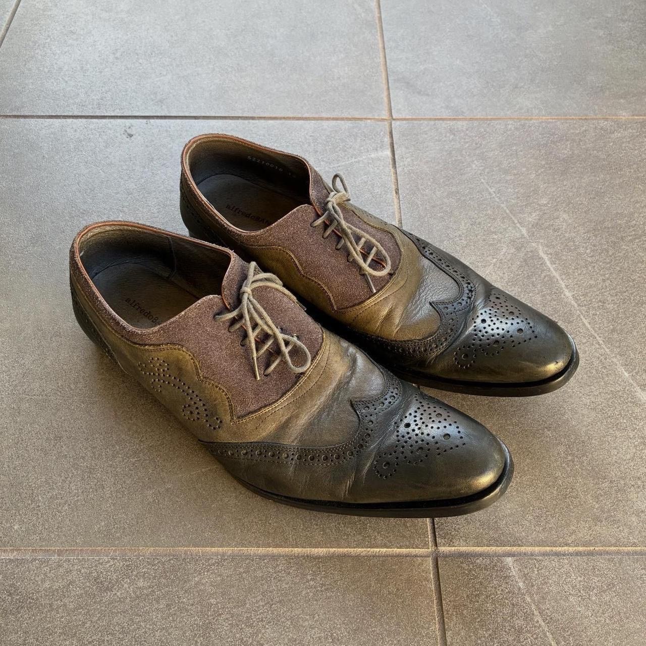 Alfredo Bannister Japanese brand Alfredobannister brogue style pointed shoes Size US 11 / EU 44 - 1 Thumbnail