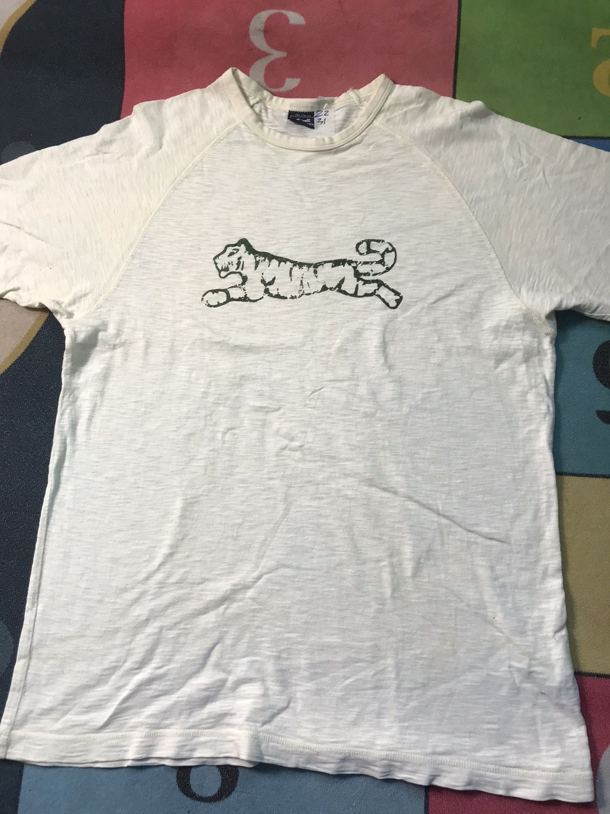 Le TIGRE Vintage le Tigre tshirt big logo TEE Size US L / EU 52-54 / 3 - 1 Thumbnail