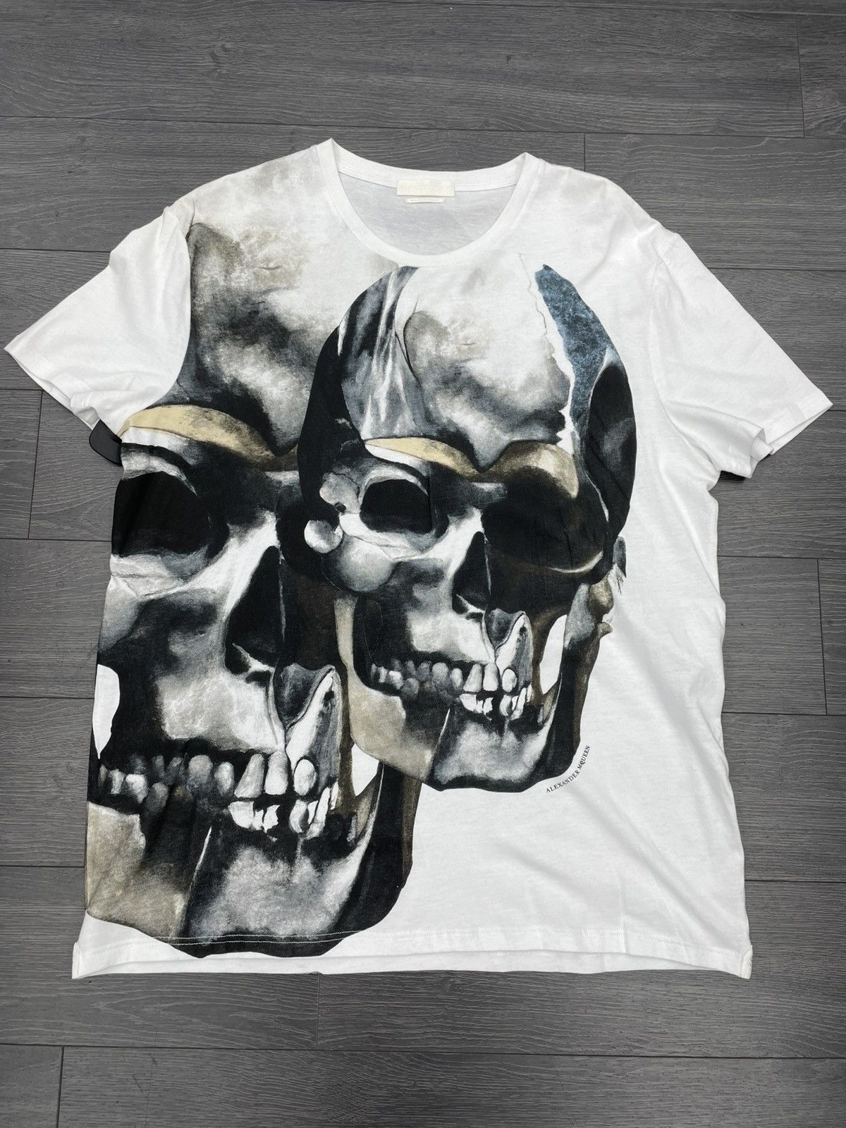 Alexander McQueen Alexander McQueen Skull Print Tee Size US XL / EU 56 / 4 - 1 Thumbnail