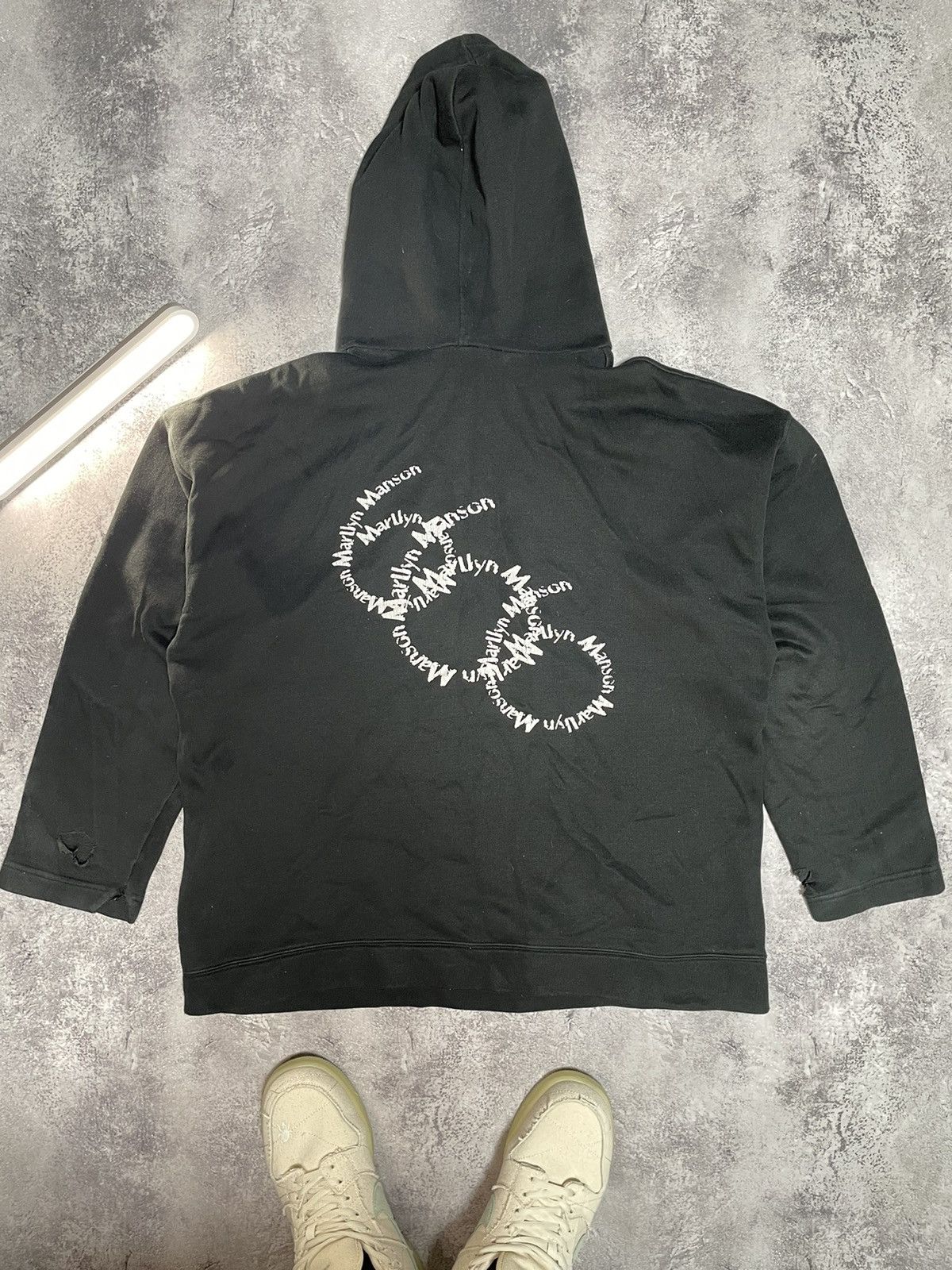 Vtg Marilyn Manson Holy Wood Archive Hoodie Y2K XL