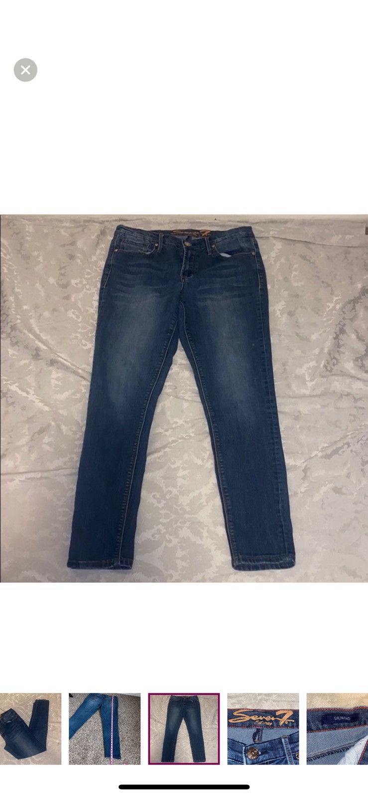 Seven 7 Seven 7 girlfriend jeans size 6 Size 28" / US 6 / IT 42 - 3 Thumbnail