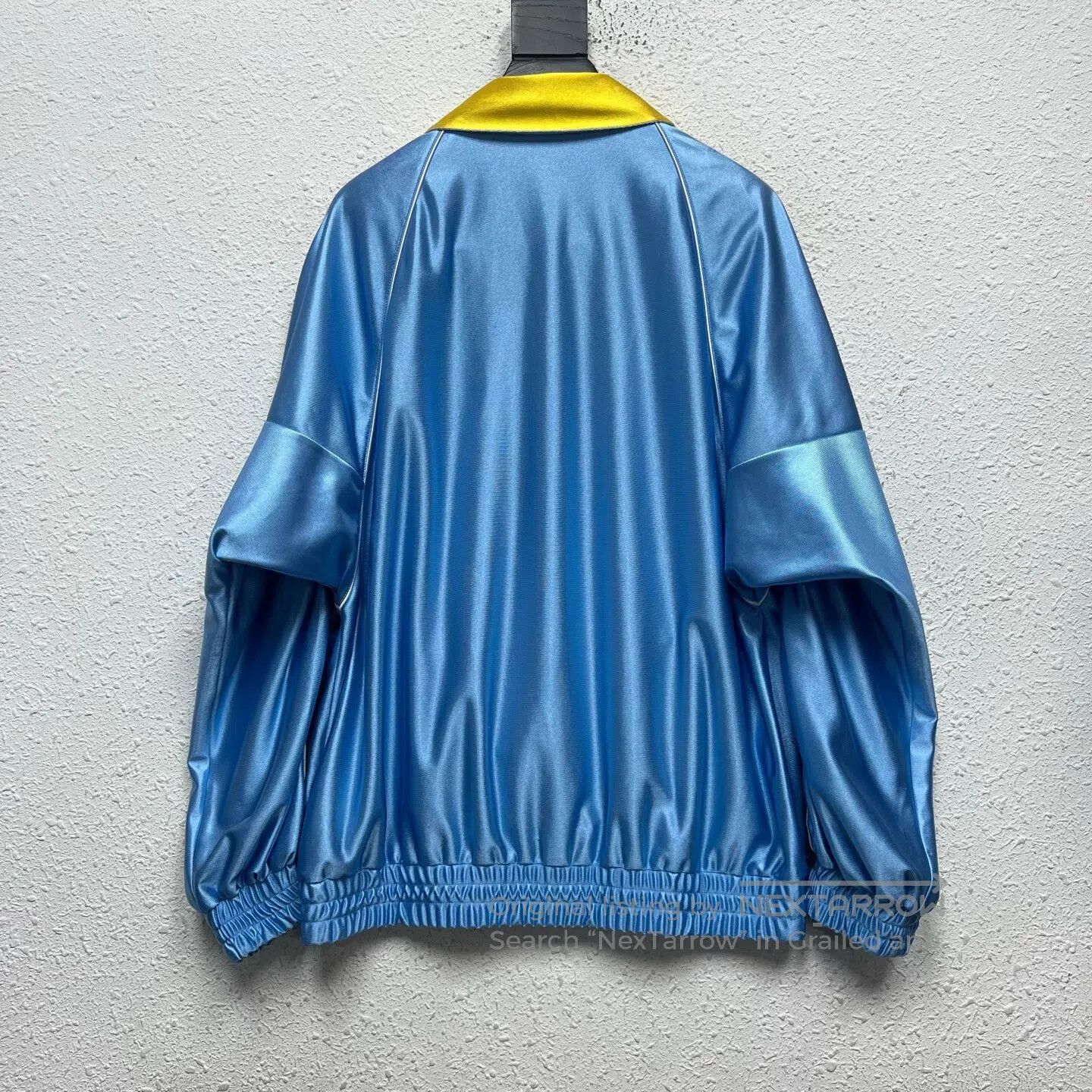 Gucci Guicci Silk hoodie with a belt logo and striped pattern Size US S / EU 44-46 / 1 - 2 Thumbnail