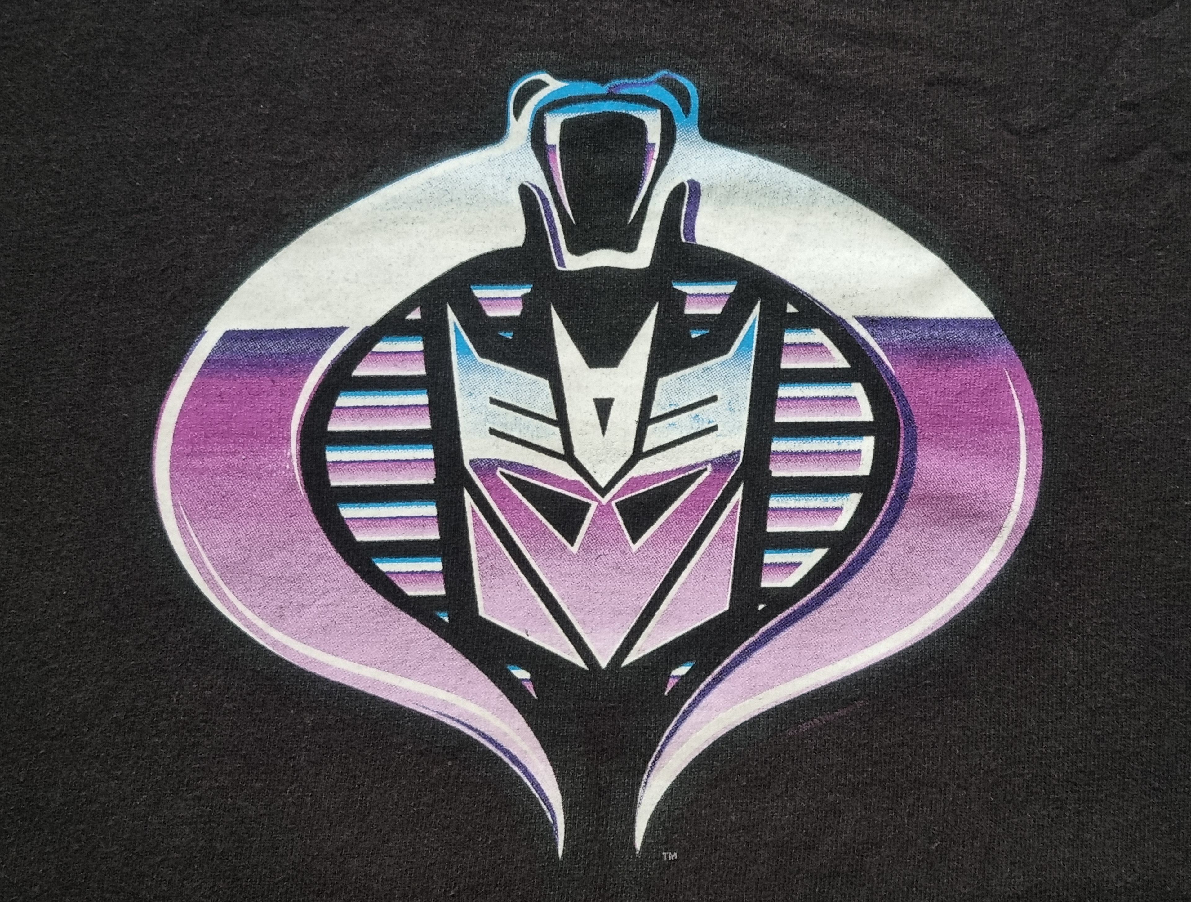 Transformers × Vintage Transformer Decepticon Cobra T Shirt Size US XL / EU 56 / 4 - 11 Thumbnail