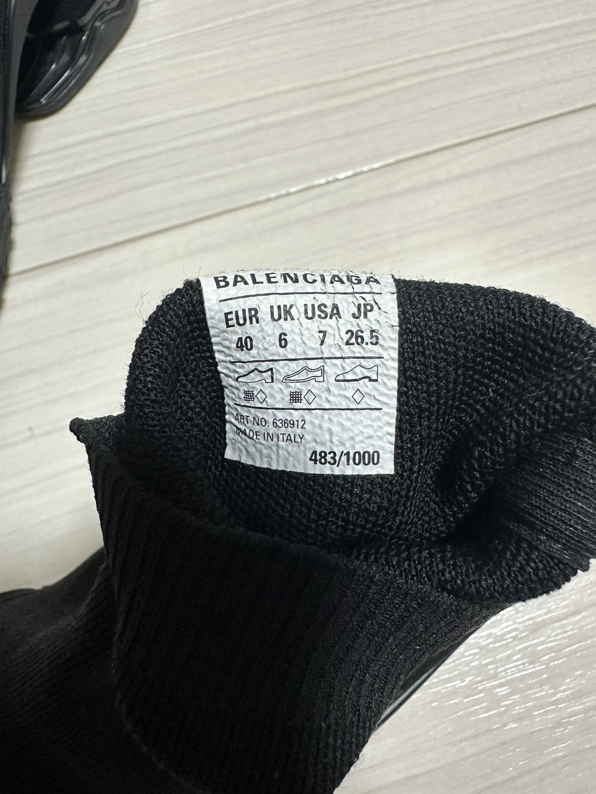 Balenciaga × Vetements × Vibram Balenciaga Vibram Five Toes Knit Boots Size US 7 / EU 40 - 5 Thumbnail