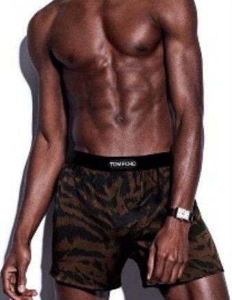 Tom Ford o1loc1c1225 IST4LE4 Zebra Silk Boxer Short in Brown Size US 32 / EU 48 - 3 Thumbnail