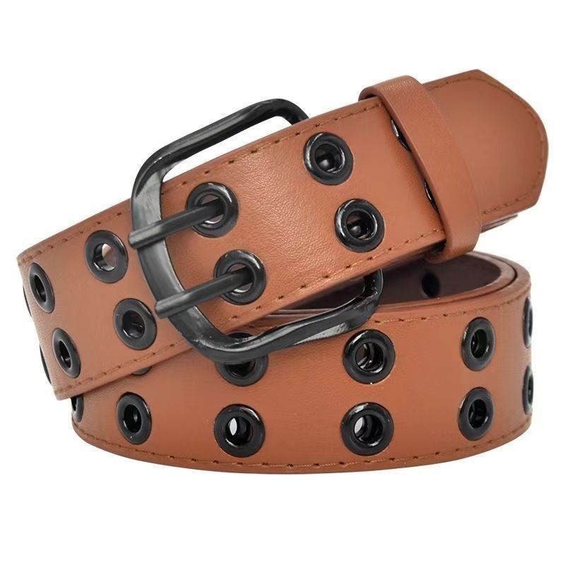 Designer Future Vintage Belt Riveted Belts Menswear Accessories Size ONE SIZE - 5 Thumbnail