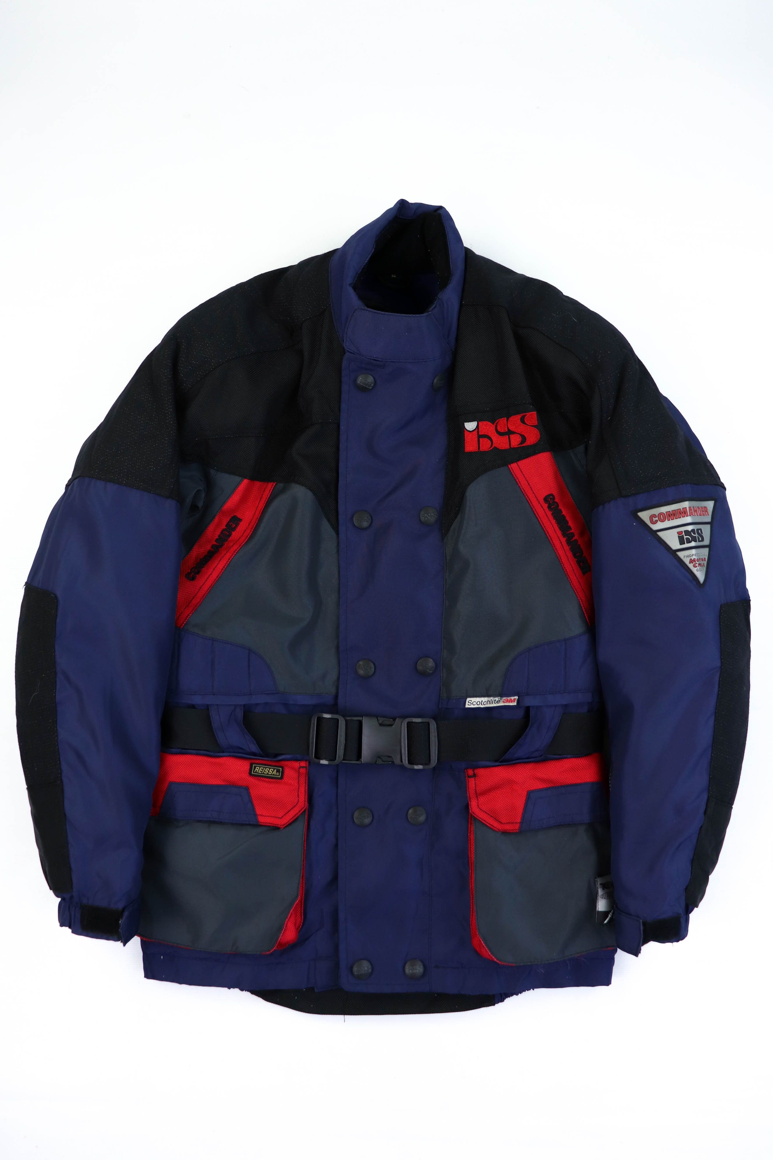 Vintage IXS Vintage Biker Kevlar Cordura Nylon Motorcycle Jacket Size US S / EU 44-46 / 1 - 1 Thumbnail