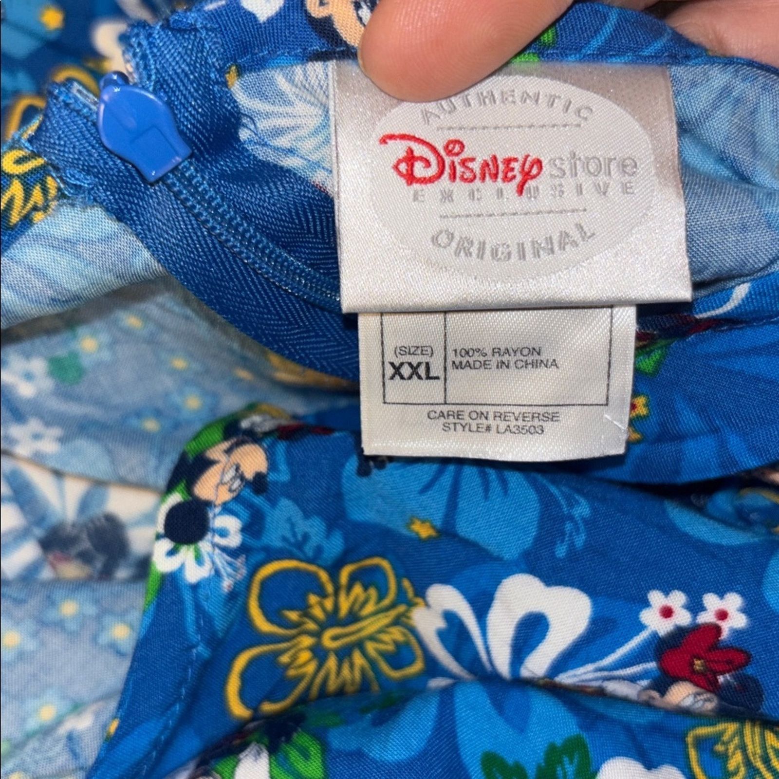 Disney Vintage 90s Disney Mickey Minnie Hawaiian Tank Dress Size 3XL / US 20-22 - 8 Thumbnail