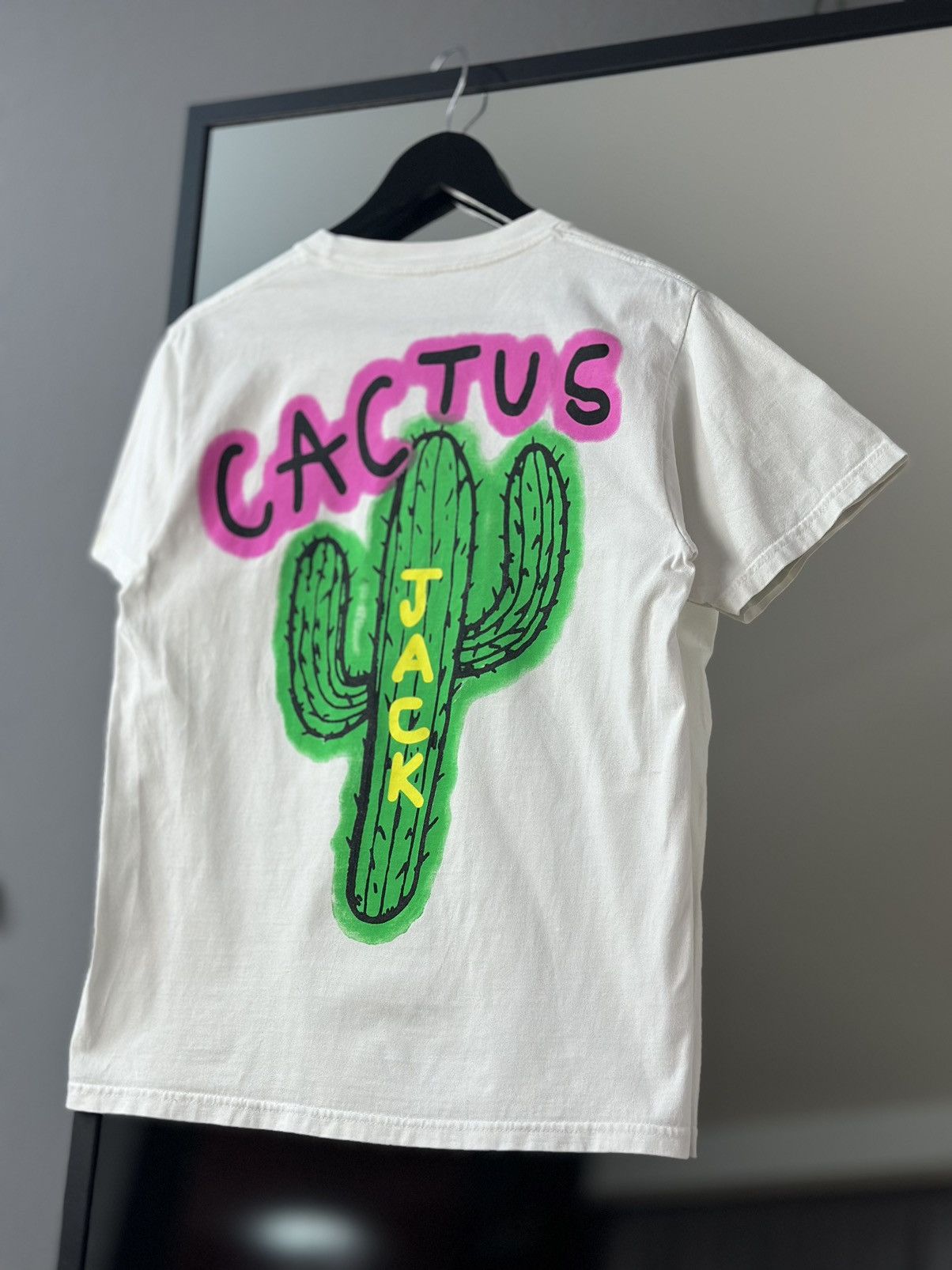 Vintage Vintage Jack Cactus Travis Scott White T-shirt Size US S / EU 44-46 / 1 - 9 Thumbnail