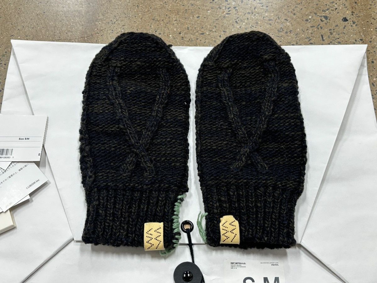 Visvim Visvim Knit Mitten N.D.，black Size ONE SIZE - 1 Thumbnail
