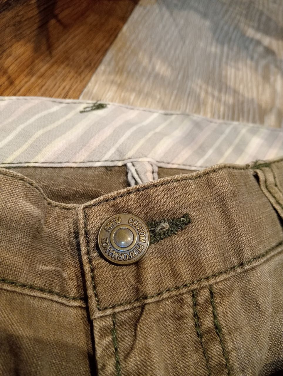 PPFM VINTAGE PPFM JAPAN DOUBLE WAIST CARGO-STYLE DENIM PANTS Size US 32 / EU 48 - 6 Thumbnail