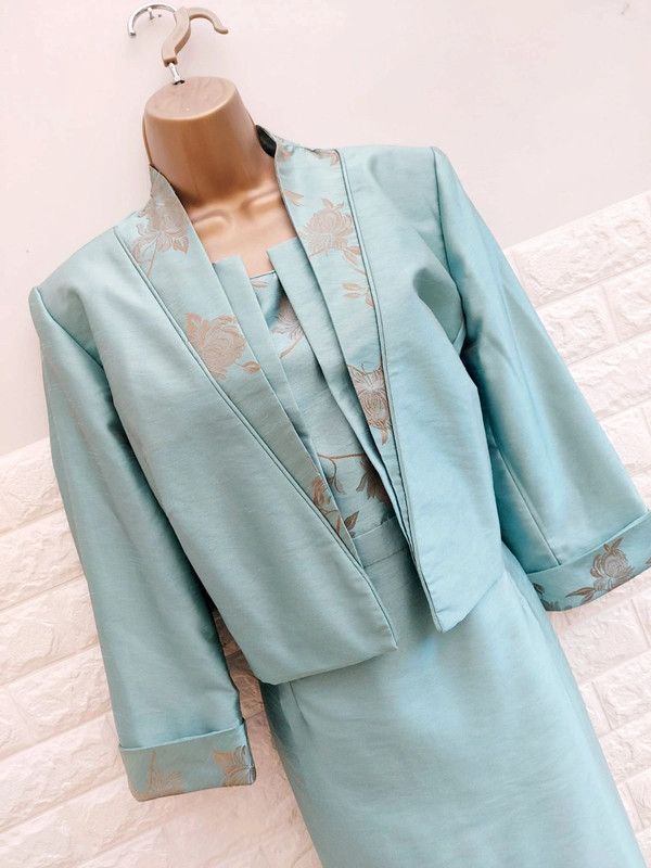 Vintage Roman Dress And Blazer 18 Size XL / US 12-14 / IT 48-50 - 2 Thumbnail