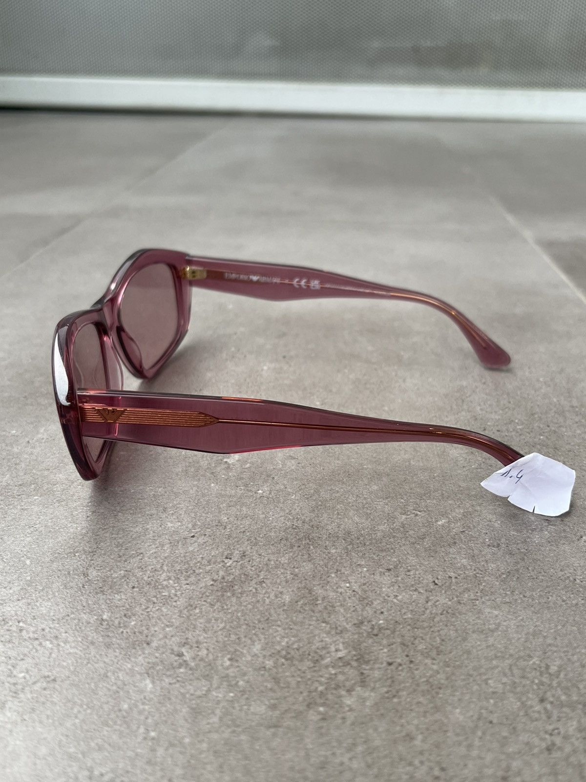 Emporio Armani !DS! Emporio Armani EA4187 5544/84 Cherry Pink Sunglasses Size ONE SIZE - 6 Thumbnail