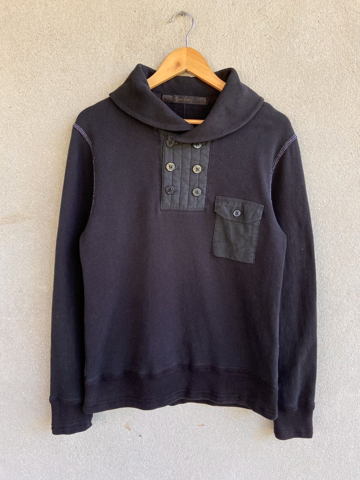 Japanese Brand Japanese brand Ten Eight Shawlneck Sweatshirt Size US M / EU 48-50 / 2 - 1 Thumbnail