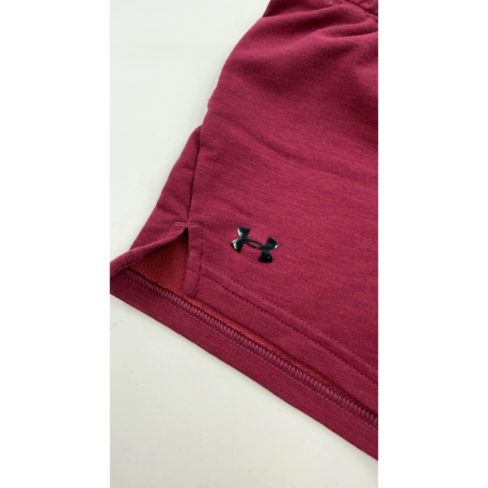 Under Armour Under Armour Shorts Womens Small Burgundy Drawstring Athletic Style Size 28" / US 6 / IT 42 - 3 Thumbnail