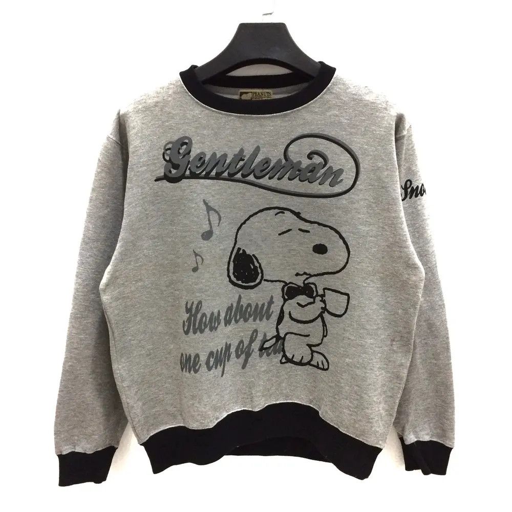Peanuts Vintage Peanuts Gentleman Cartoon Sweatshirt Size US L / EU 52-54 / 3 - 1 Thumbnail