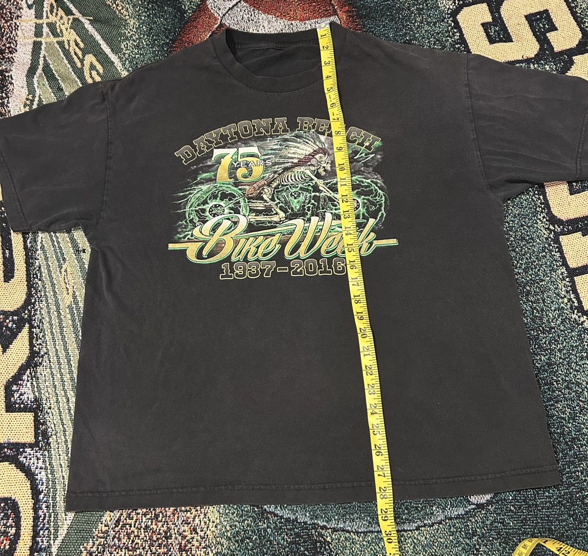 Vintage XL Daytona Beach Bike Week 1937-2016 tee Size US XL / EU 56 / 4 - 4 Thumbnail