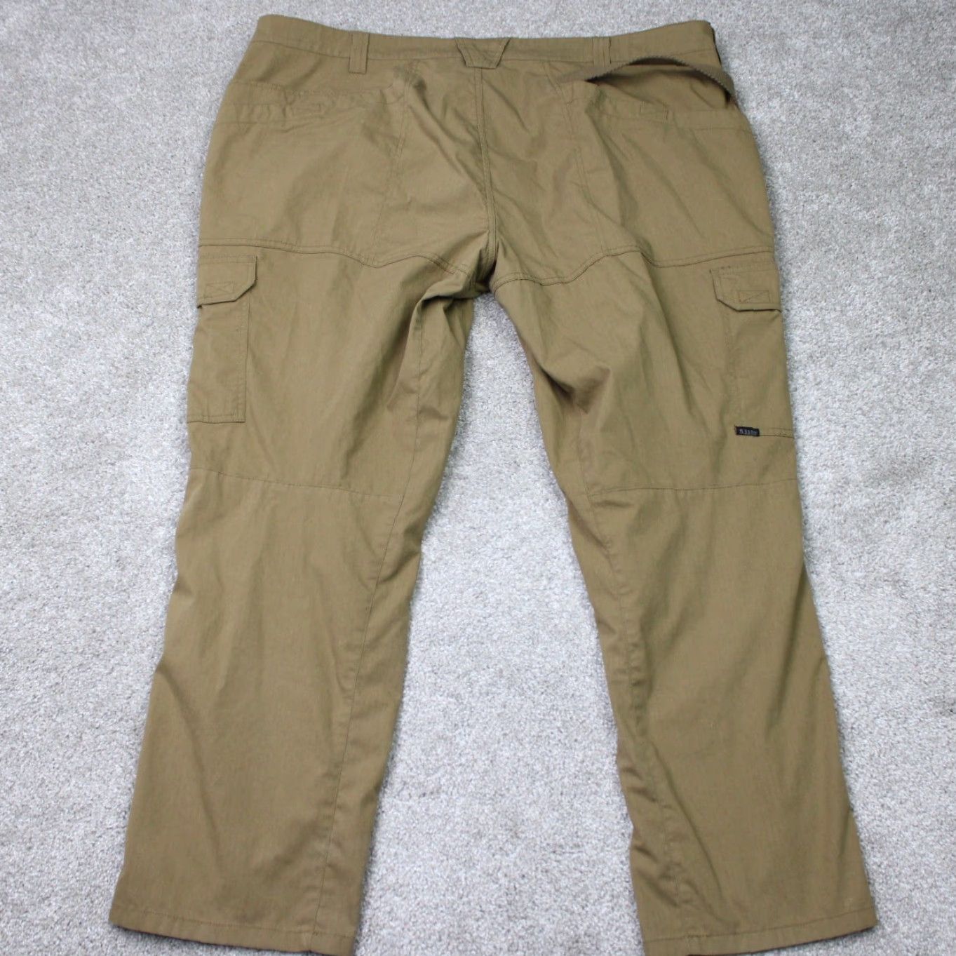 Vintage 5.11 Tactical Pants Mens 44x30 Beige ABR Pro Cargo Pocket Ripstop Utility Work Pants Size US 44 / EU 60 - 5 Thumbnail