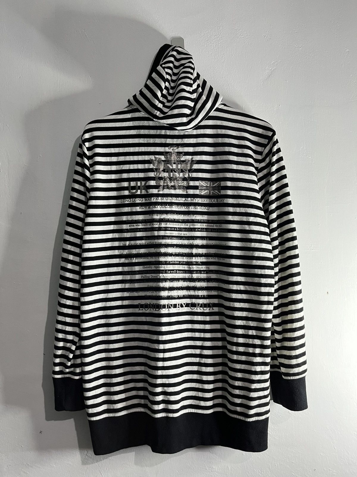 Beauty Beast Japanese crux bono striped poem hoodie Size US L / EU 52-54 / 3 - 2 Thumbnail