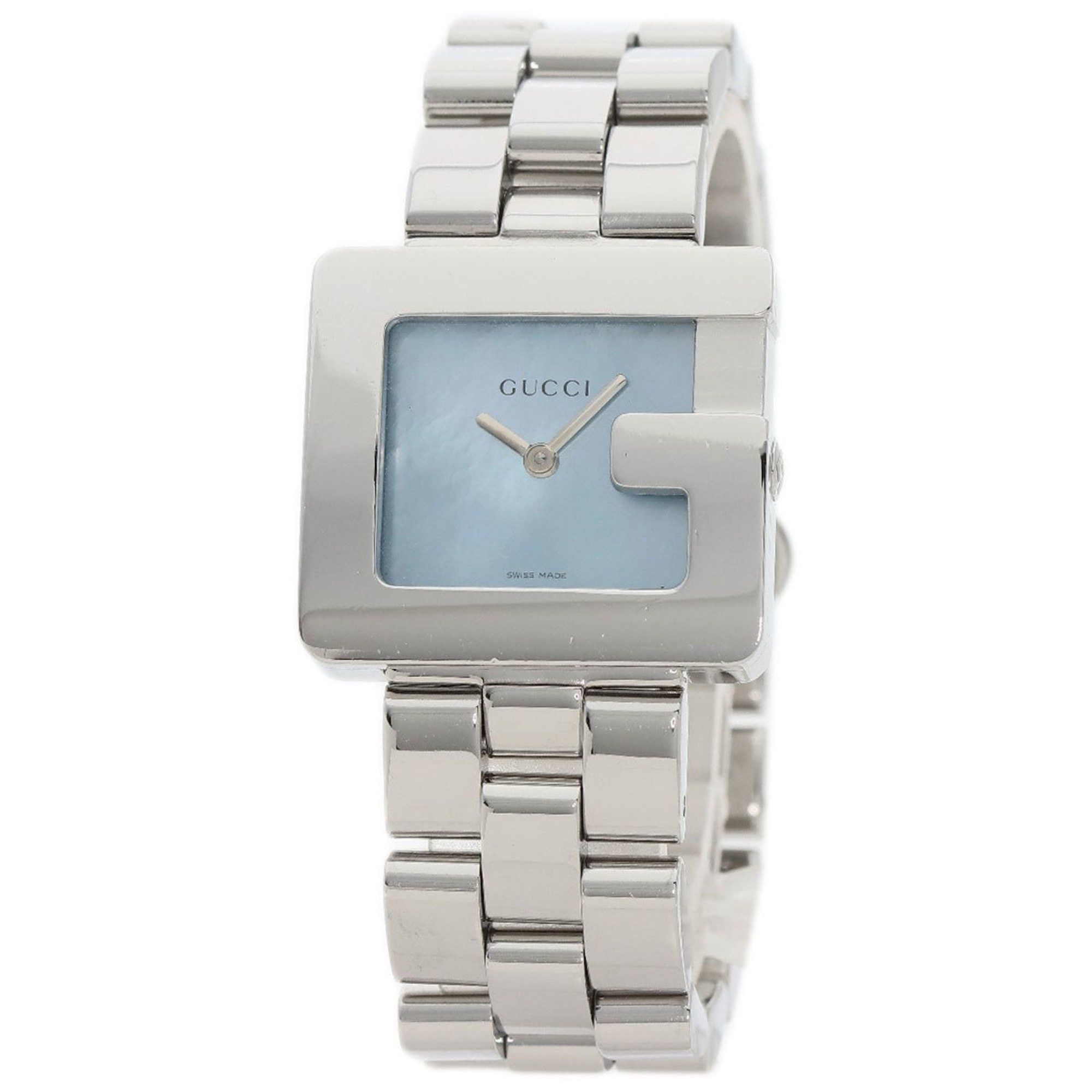 image of Gucci 3600J Blue Shell Watch Stainless Steel/ss Boys Gucci, Women's