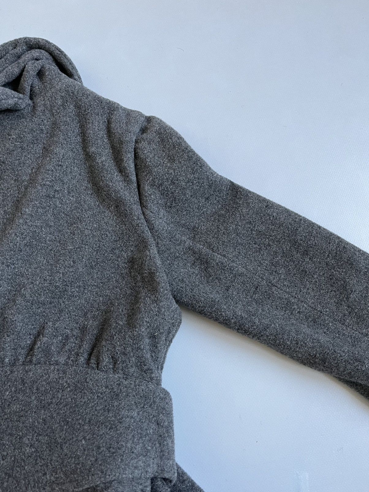 Vivienne Westwood Vivienne Westwood Anglomania Woman Grey Wool Belt Coat Size XL / US 12-14 / IT 48-50 - 19 Thumbnail