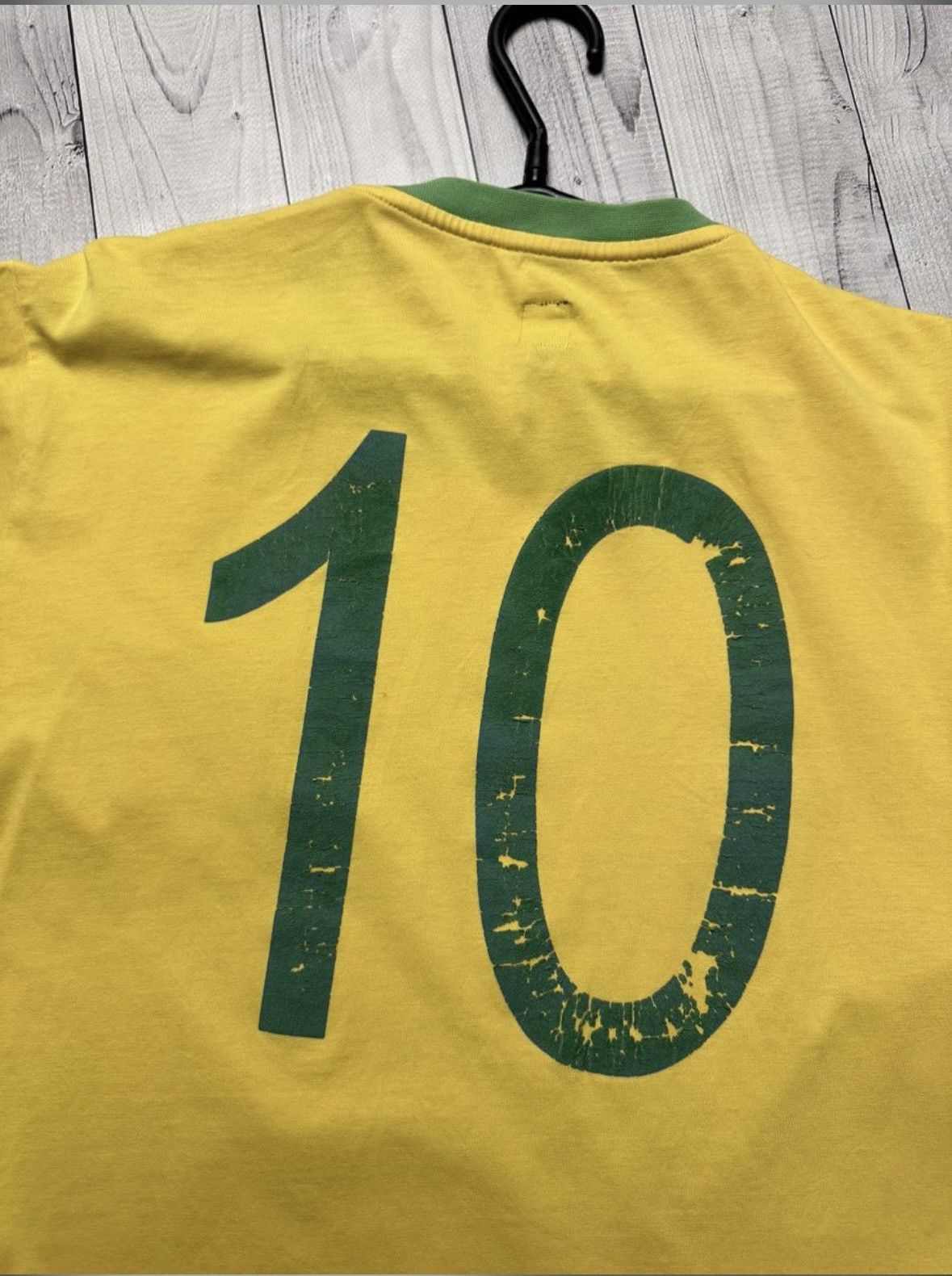 Vintage Vintage adidas 10 Brazil soccer tee Brasil size M/L Size US L / EU 52-54 / 3 - 7 Thumbnail