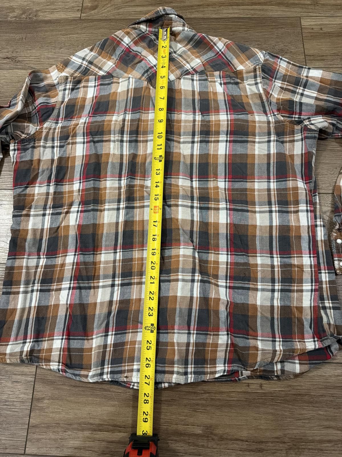 Wrangler Vintage Wrangler Western Cowboy Snap Shirt Plaid 90s Y2K Size US XL / EU 56 / 4 - 8 Thumbnail