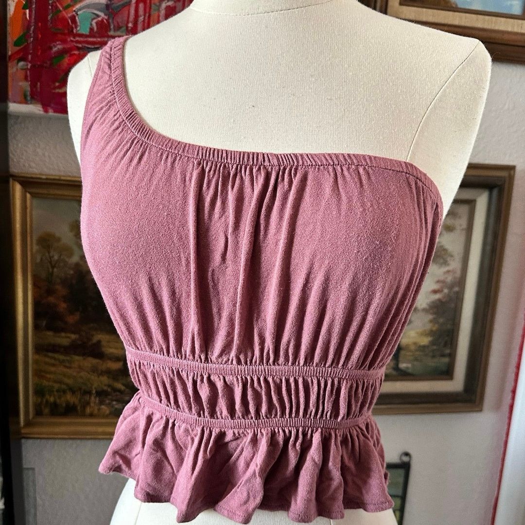 Other urban outfitters purple cold shoulder crop top Size XS / US 0-2 / IT 36-38 - 2 Thumbnail