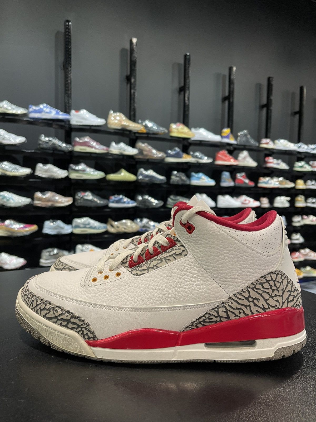 Jordan Brand Size 13 - Jordan 3 Retro Cardinal Red Size US 13 / EU 46 - 1 Thumbnail