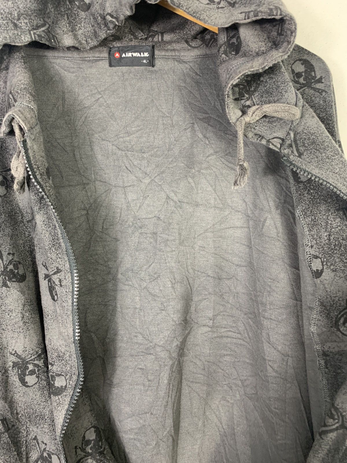 Japanese Brand × Vintage Authentic hoodie Airwalk zipper sweatshirt Size US XXL / EU 58 / 5 - 3 Thumbnail