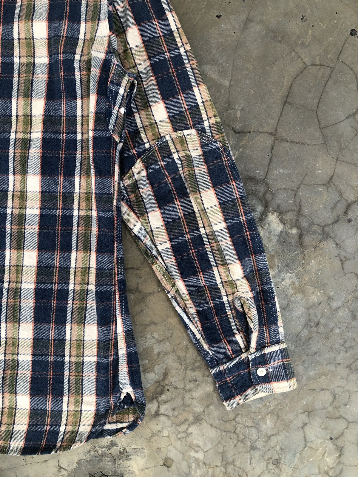 Beams Japan Vintage Classic Beams Hearts Flannel Shirt Plaid Button Up Size US M / EU 48-50 / 2 - 9 Thumbnail