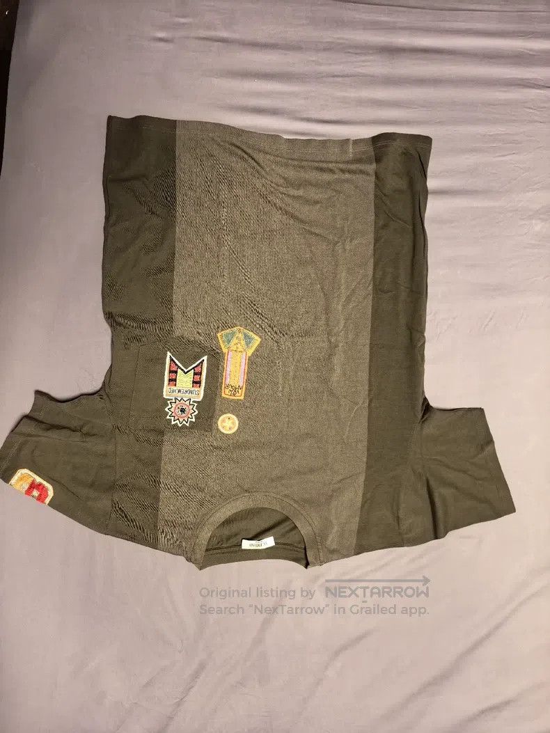Valentino Valentino Army green short-sleeved T-shirt Size US M / EU 48-50 / 2 - 1 Thumbnail