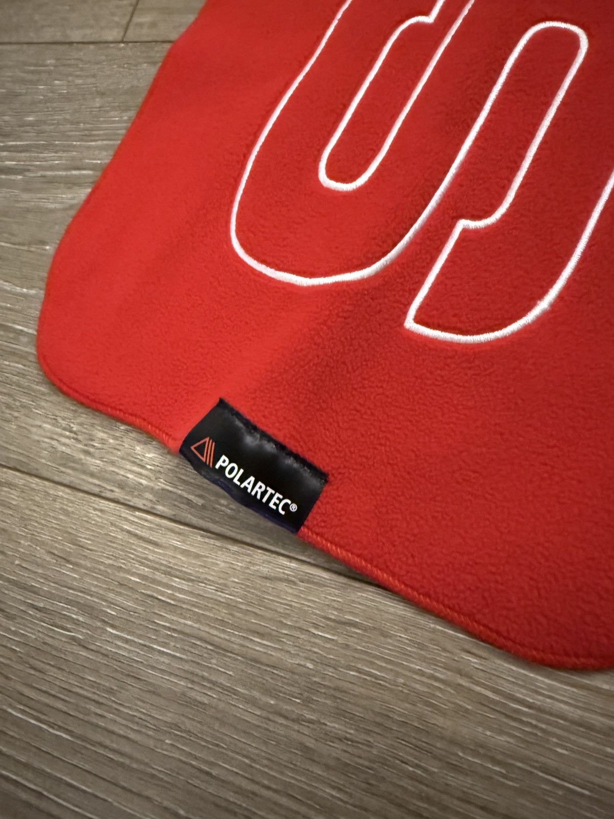 Supreme Supreme Polartec Red Scarf Size ONE SIZE - 3 Thumbnail