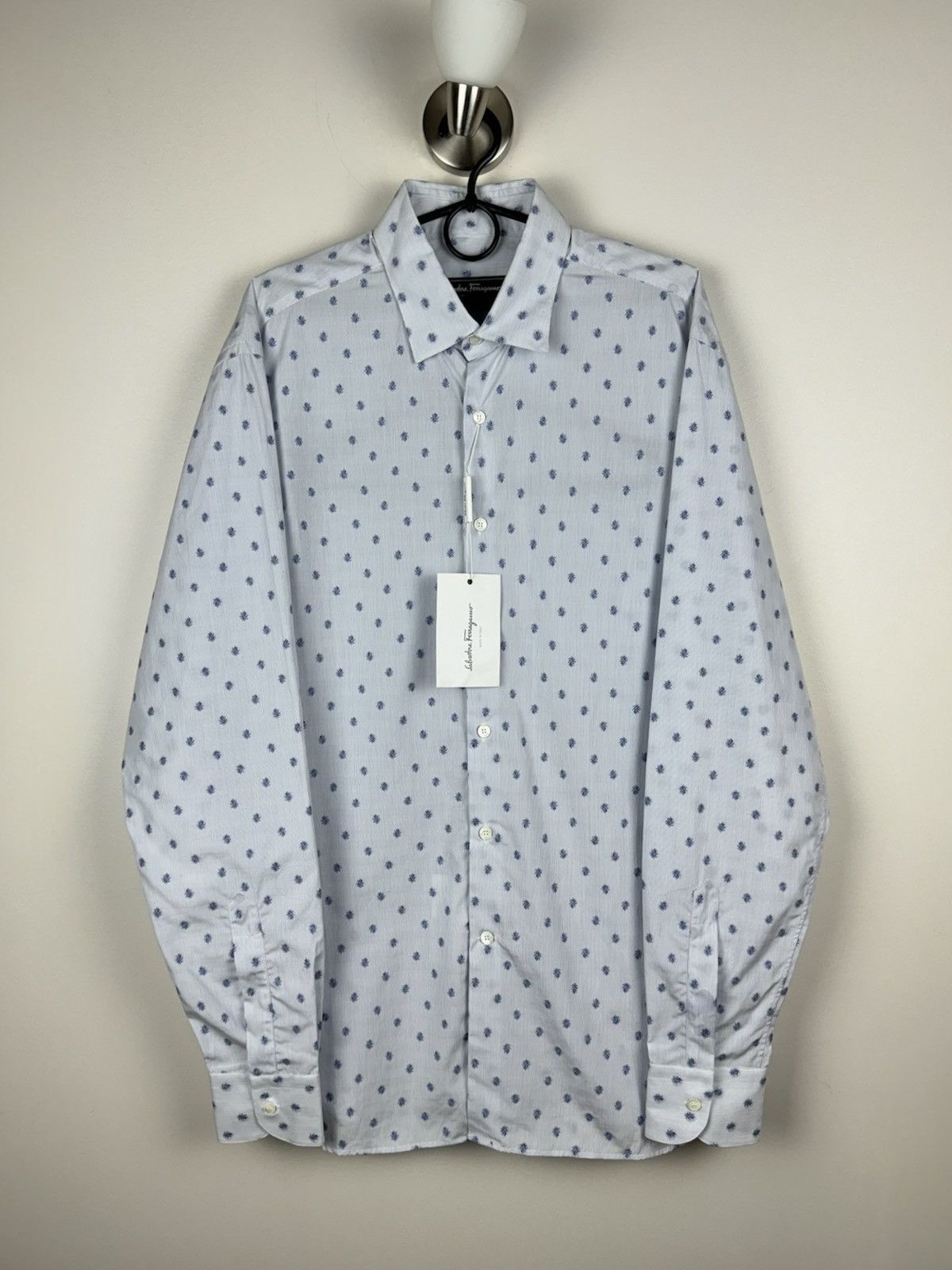 Salvatore Ferragamo Classic shirt Salvatore Ferragamo original luxury item Size US L / EU 52-54 / 3 - 1 Thumbnail