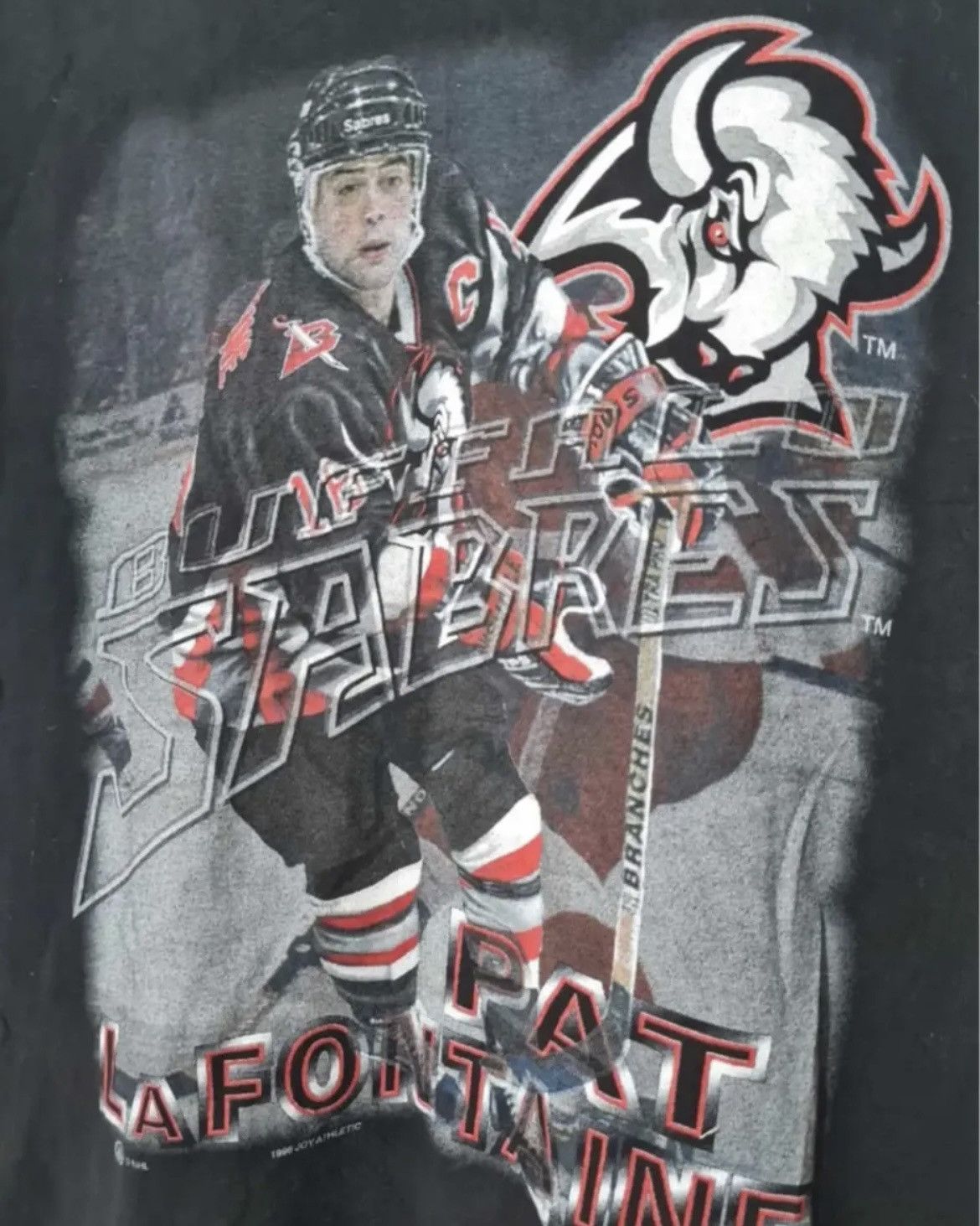 Vintage NHL Buffalo sabres vintage 1993 doble print tshirt L OVER Size US L / EU 52-54 / 3 - 2 Thumbnail