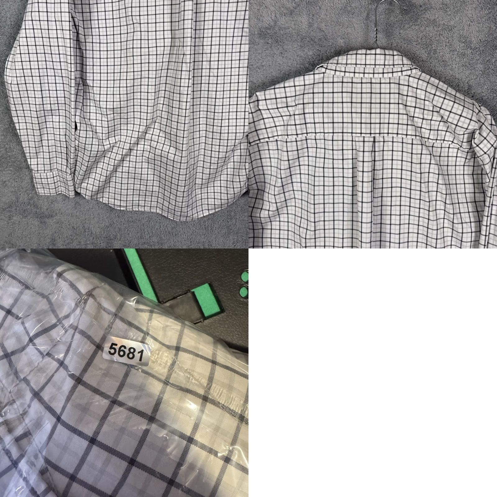 Peter Millar Peter Millar Shirt Men's XL Crown Sport Crafted Windowpane Check Preppy Casual Size US XL / EU 56 / 4 - 9 Thumbnail