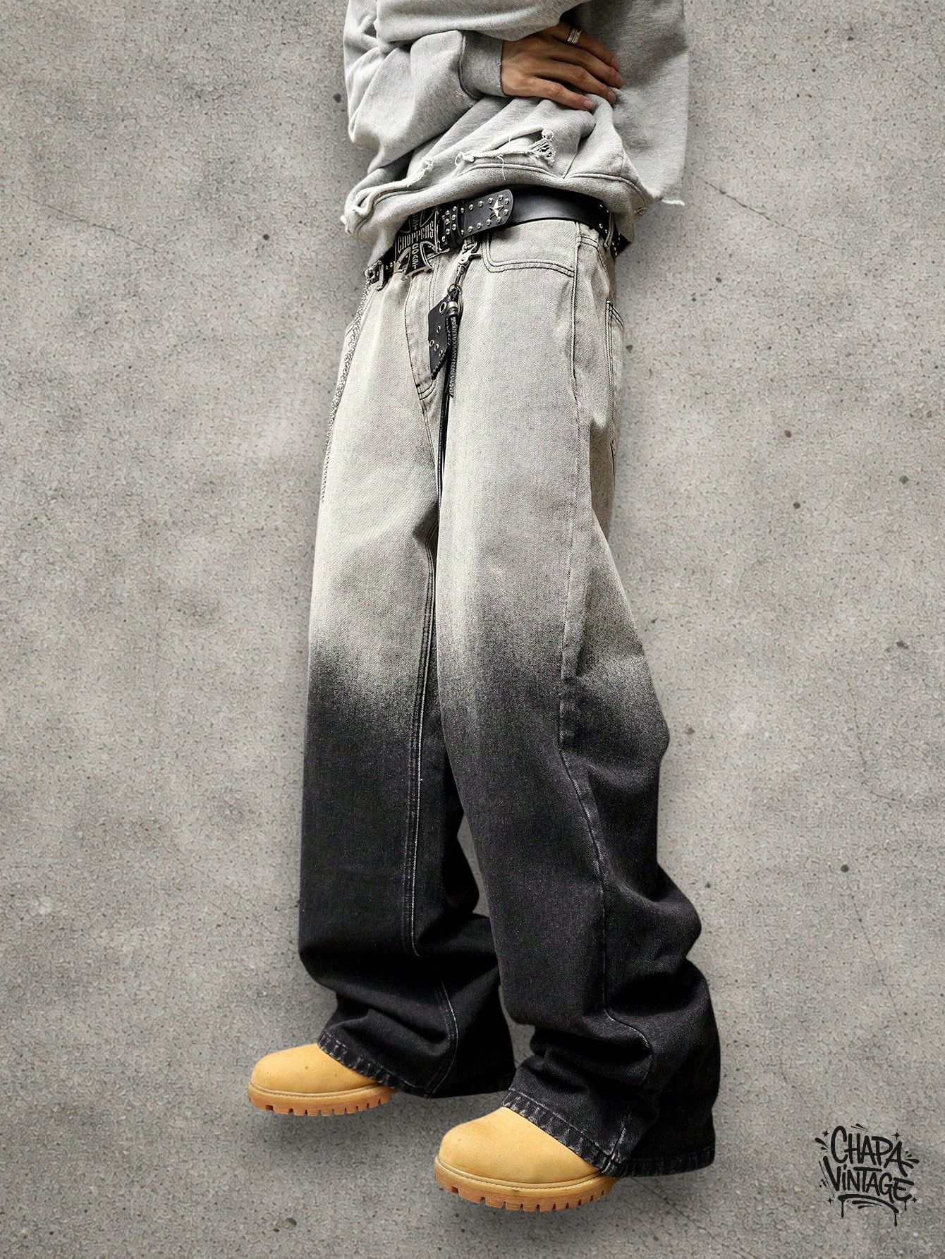 Japanese Brand Gradient washed jeans Size US 32 / EU 48 - 3 Thumbnail