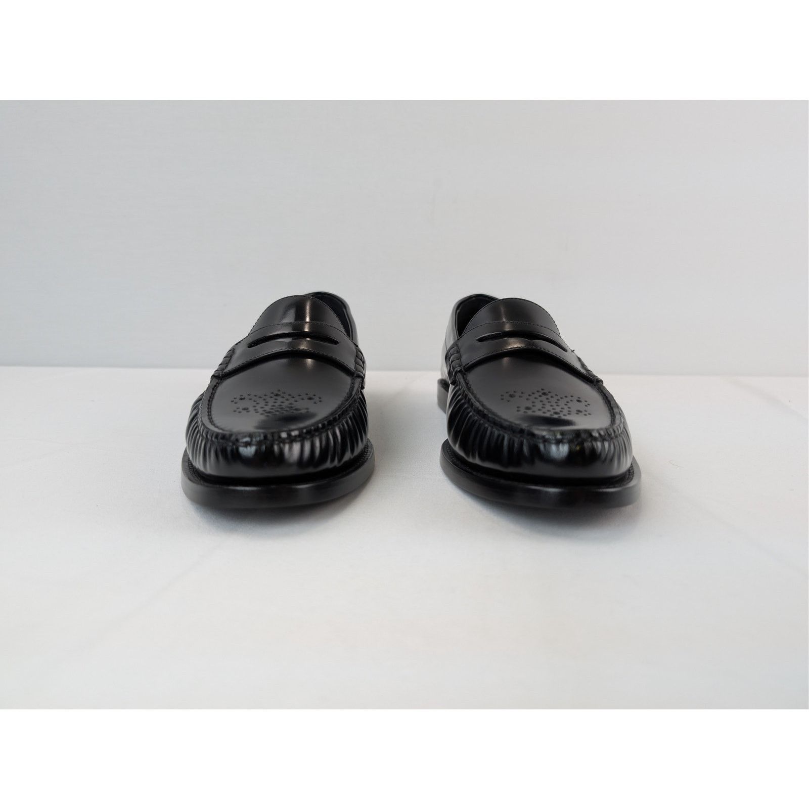 Celine o1rshd1 Vivienne Loafers in Polished Boil Shoe Boots Black Size US 12 / EU 45 - 9 Thumbnail