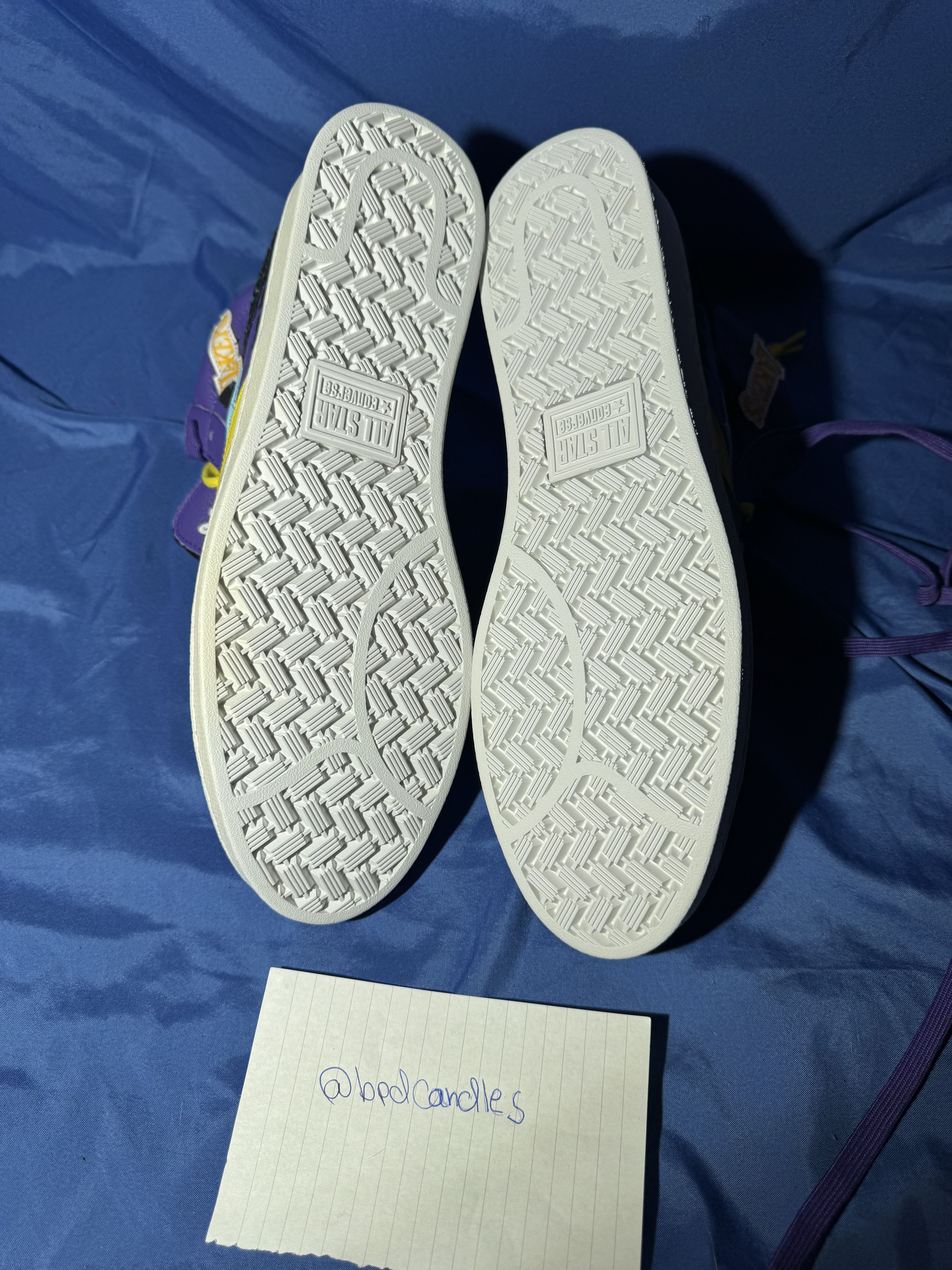 Market Converse × Jeff Hamilton × Market Lakers leather size 12 Size US 12 / EU 45 - 7 Thumbnail