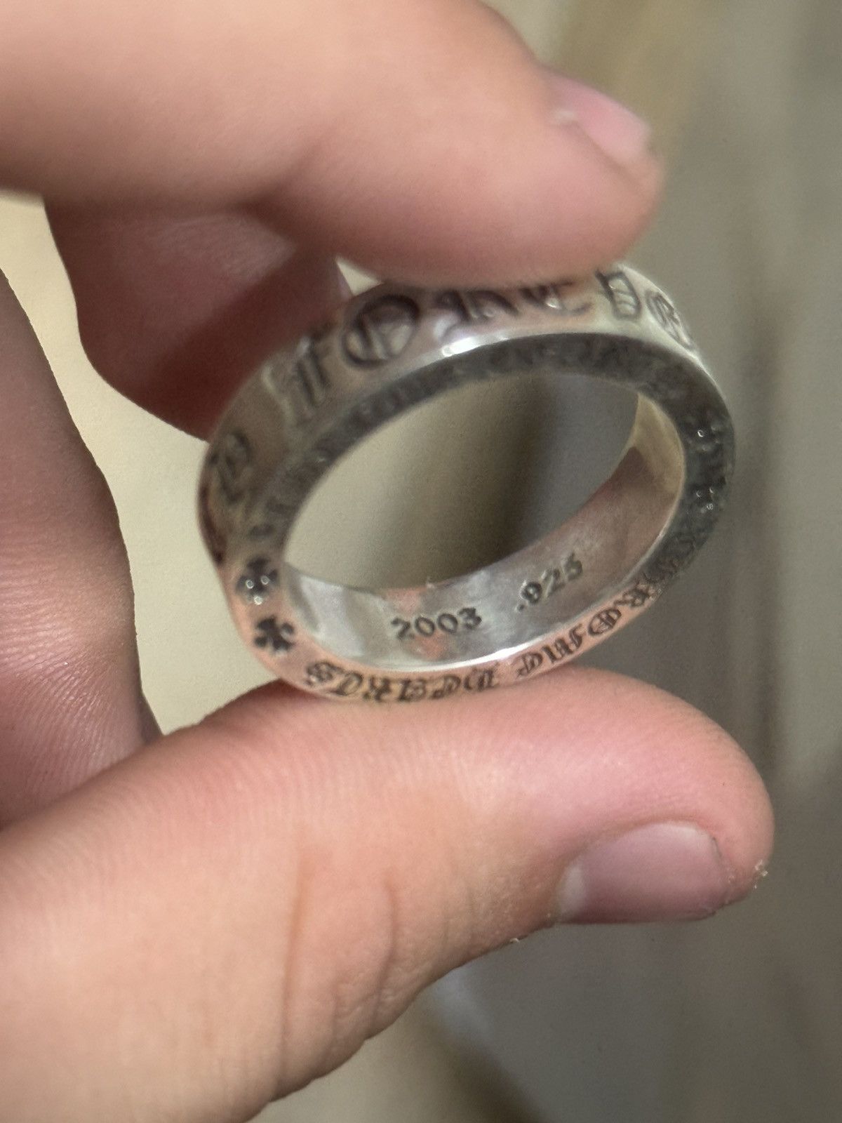 Chrome Hearts Chrome hearts silver spacer new mold SIZE 6.5 Size ONE SIZE - 6 Thumbnail
