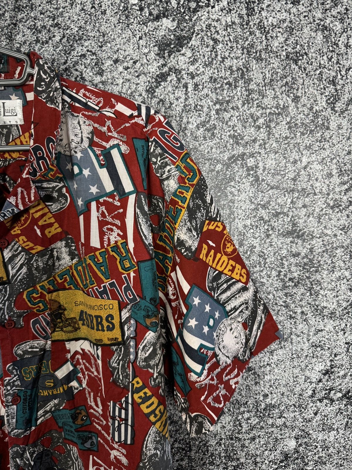 NFL Vintage NFL Football Hawaiian Shirt Raiders Redskins 43/44 Size US XL / EU 56 / 4 - 2 Thumbnail