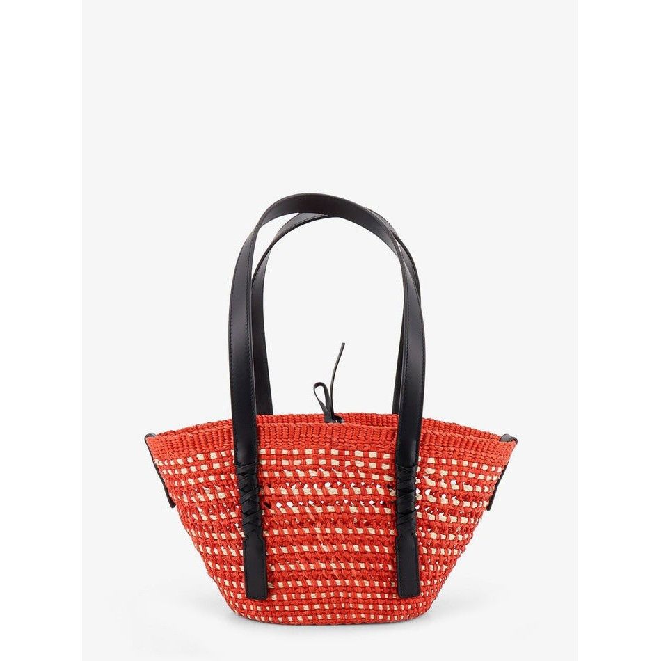 Loewe LOEWE $1500 Small Braid Basket Red/Black Tote Bag New & Auth Size ONE SIZE - 2 Thumbnail