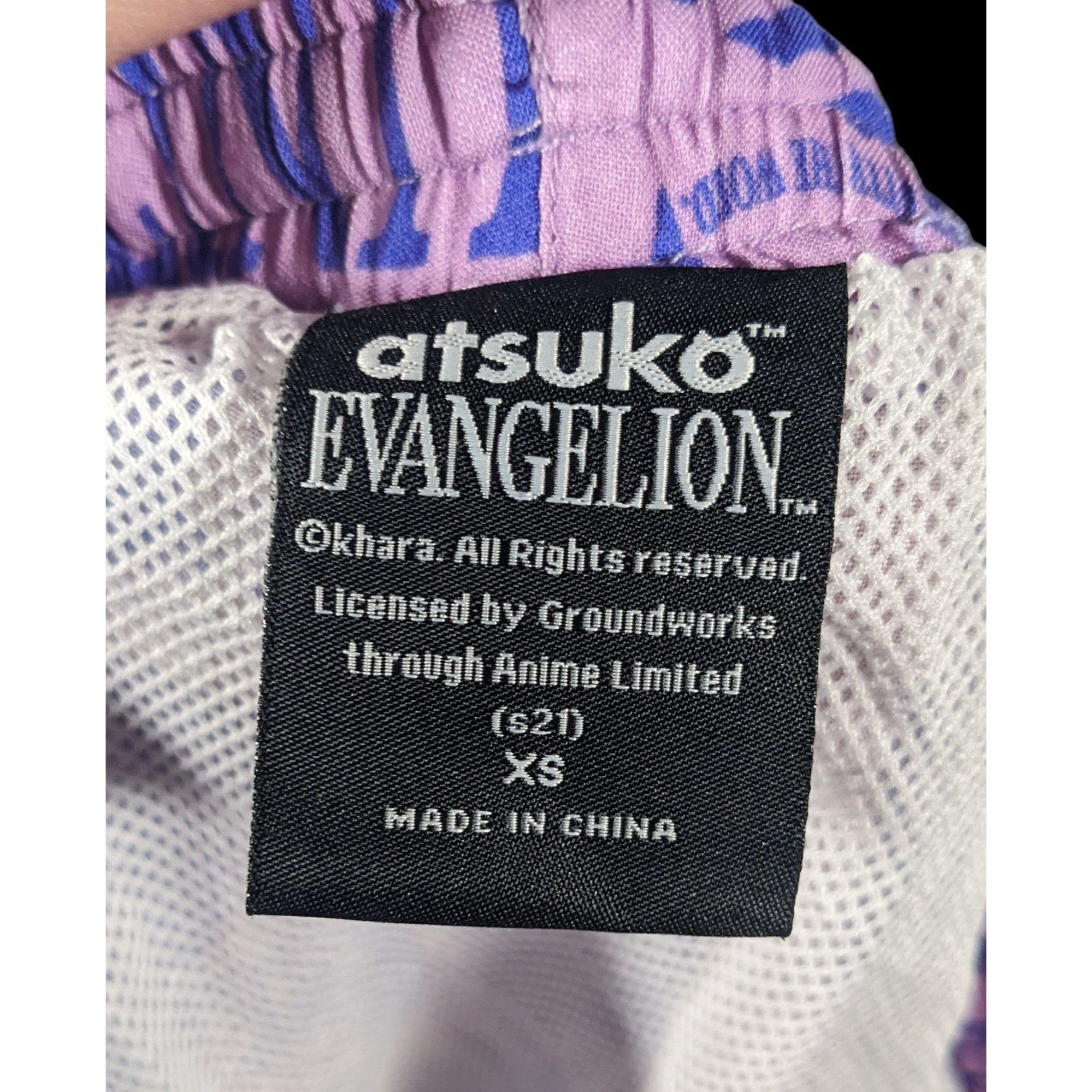 Other Evangelion Eva Unit Purple Shorts With Mesh Lining Size XS Size US 26 / EU 42 - 4 Thumbnail