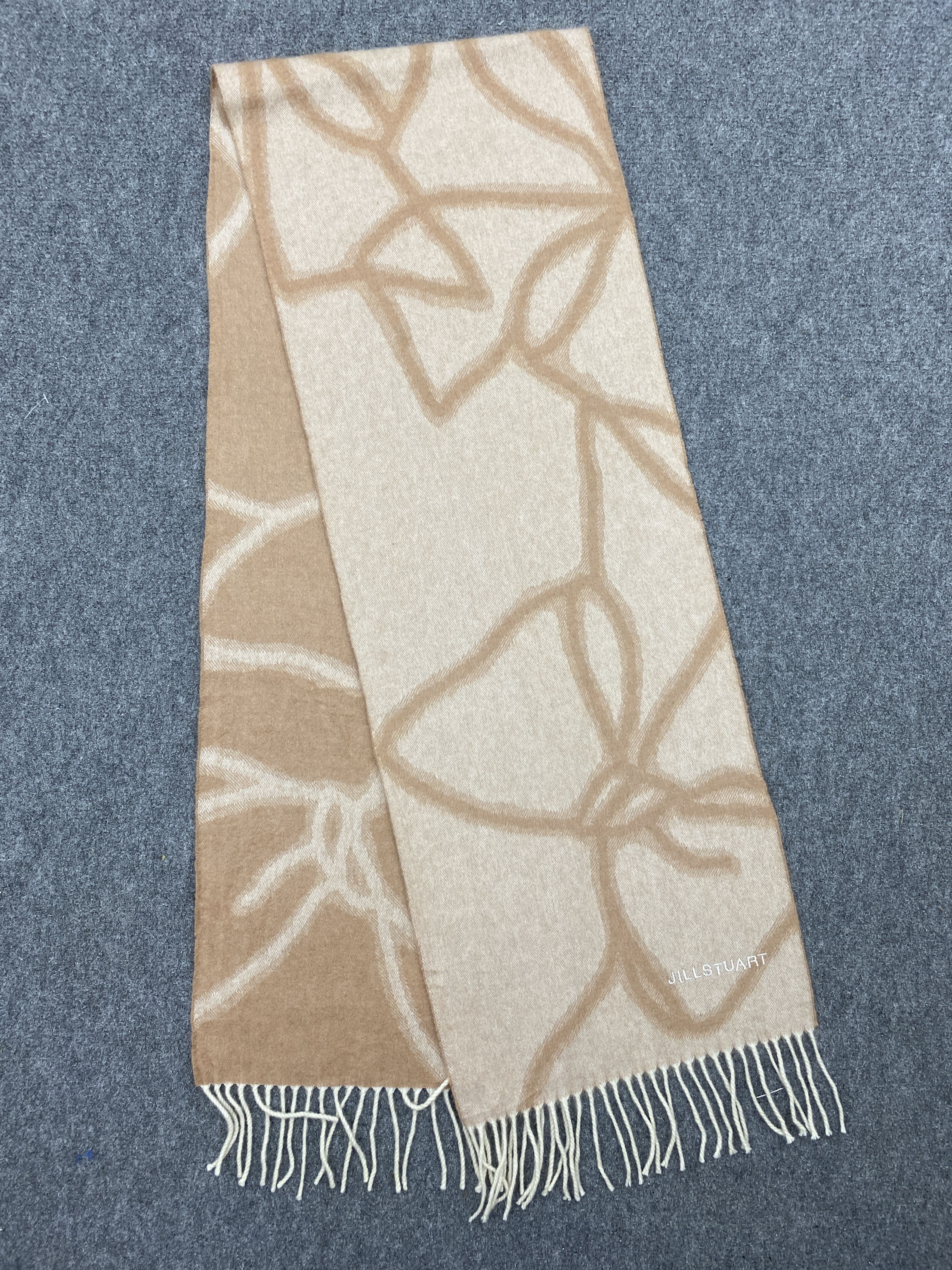 Jil Stuart Vintage Jill Stuart Cashmere Scarf Muffler Neckwear -SC0006 Size ONE SIZE - 7 Thumbnail