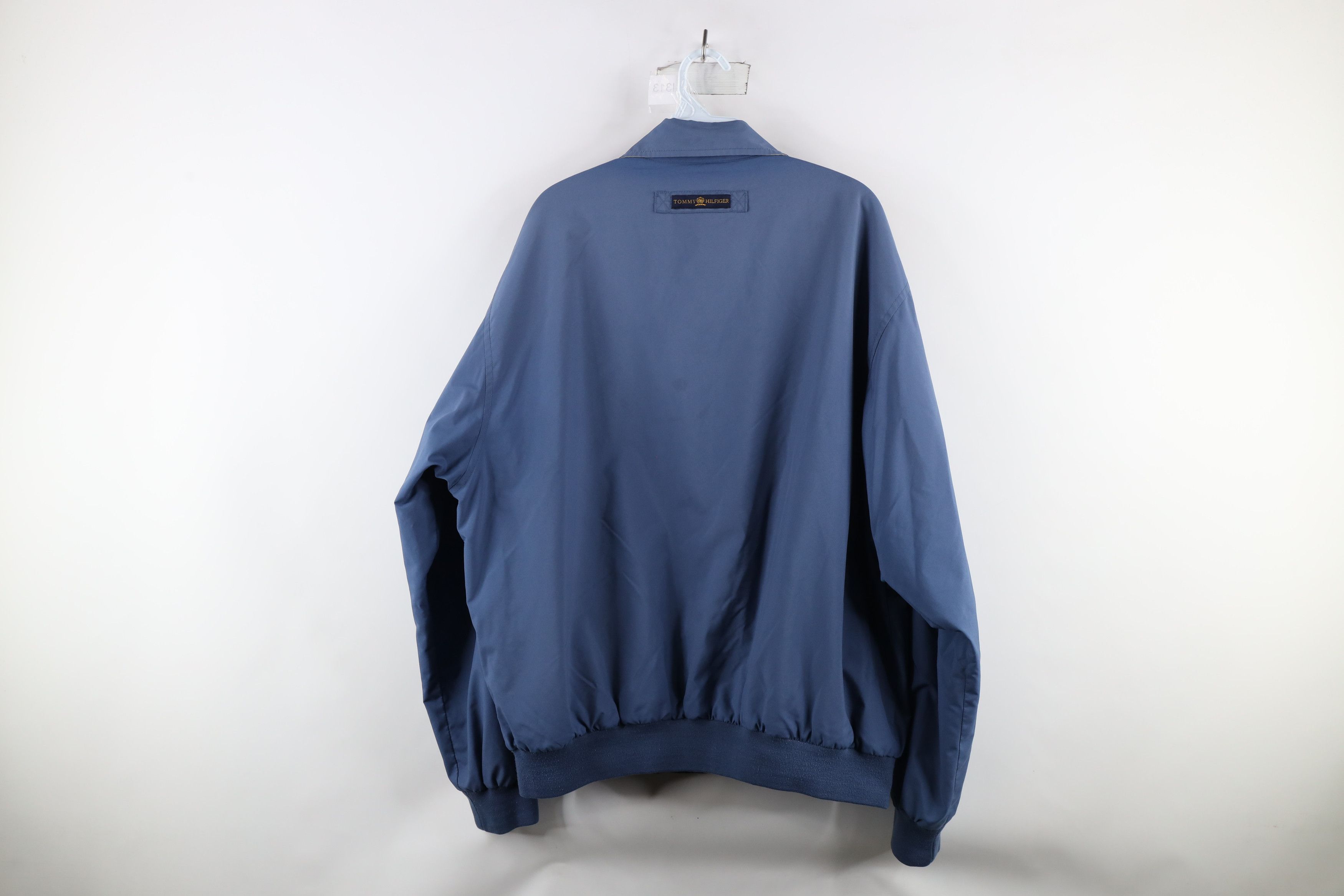 Tommy Hilfiger × Vintage Vintage 90s Tommy Hilfiger Lined Full Zip Bomber Jacket Size US L / EU 52-54 / 3 - 16 Thumbnail