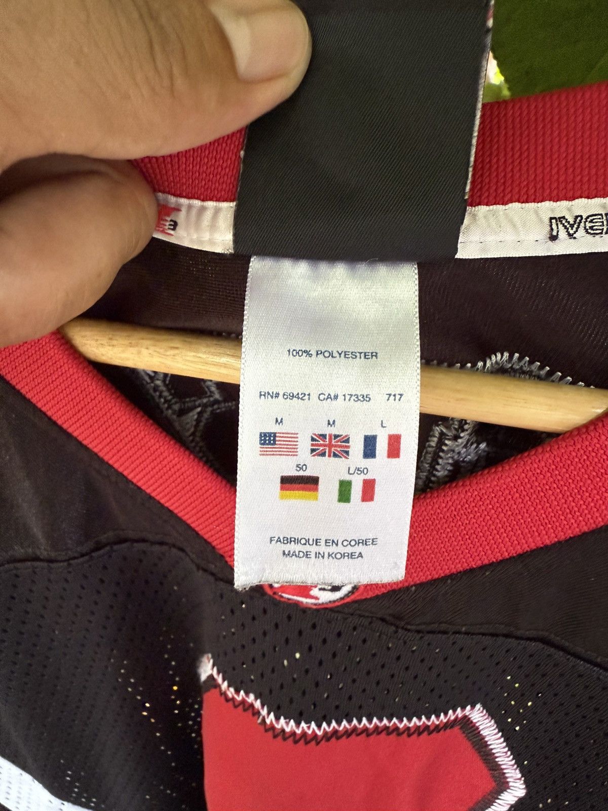Reebok Y2k reebok allen ‘ the answer ‘ iverson football jersey Size US L / EU 52-54 / 3 - 4 Thumbnail