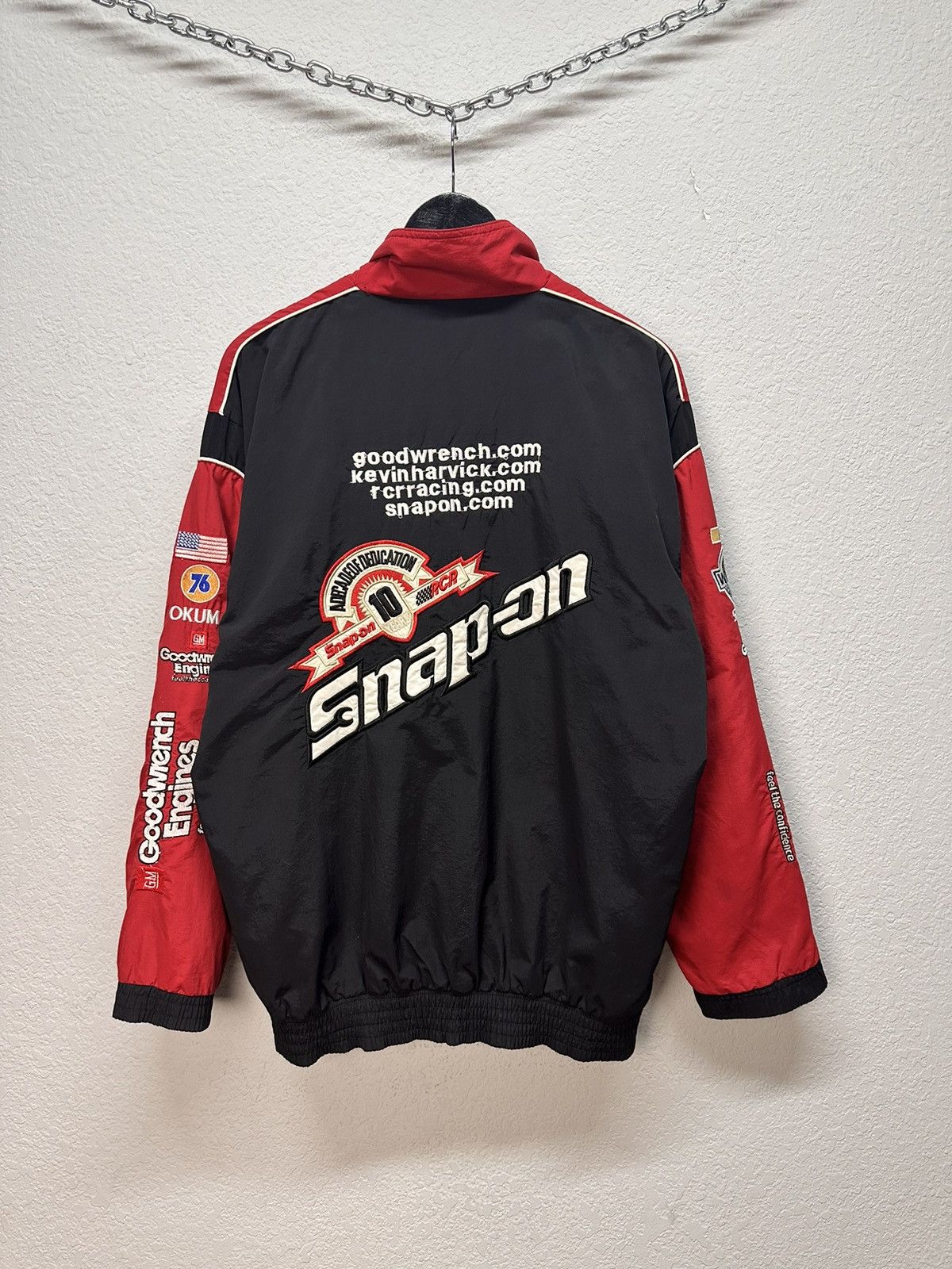 Other Vintage Jacket Red Bull Vodafone Nascar Leather Ferrari Y2K Size US XL / EU 56 / 4 - 9 Thumbnail